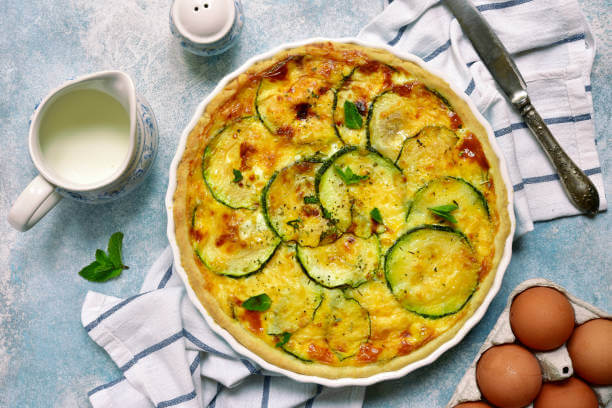 Zucchini tart